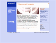 Tablet Screenshot of novaquatis.eawag.ch